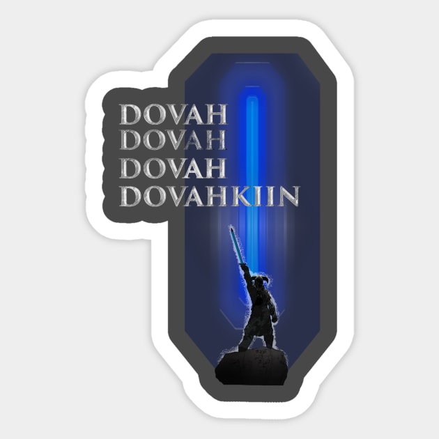 Dovahkiin Hoo Sticker by VoxPolli